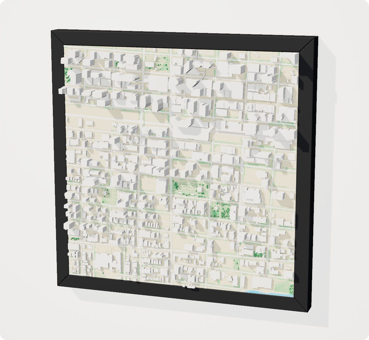 3D preview of Calgary Beltline
